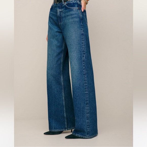 Reformation
Women's Blue Cary High Rise Slouchy Wide Leg Jeans - Picture 2 of 14
